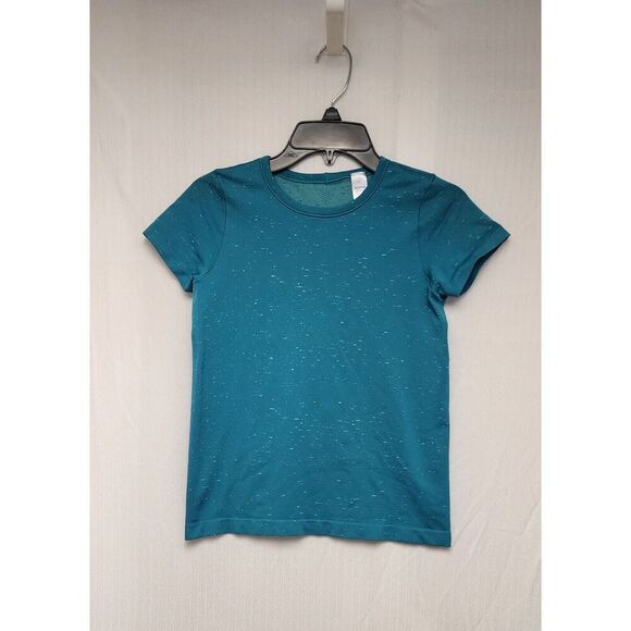 Lululemon Ivivva Short & Long Sleeve Blue Active Top M/10 - Picture 2 of 5